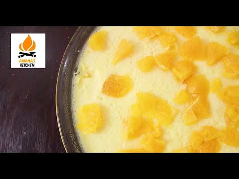 Orange pudding recipe | How to make simple orange pudding at home | Recipe: 23