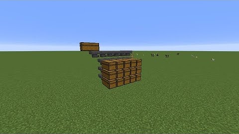Minecraft Simple bulk storage Tutorial (PS4/XBOX/PC)