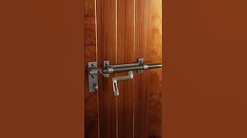 Automatic Gate Latch System #shorts Automatic door lock \\ #ideas Wooden gate latch #gatelatch