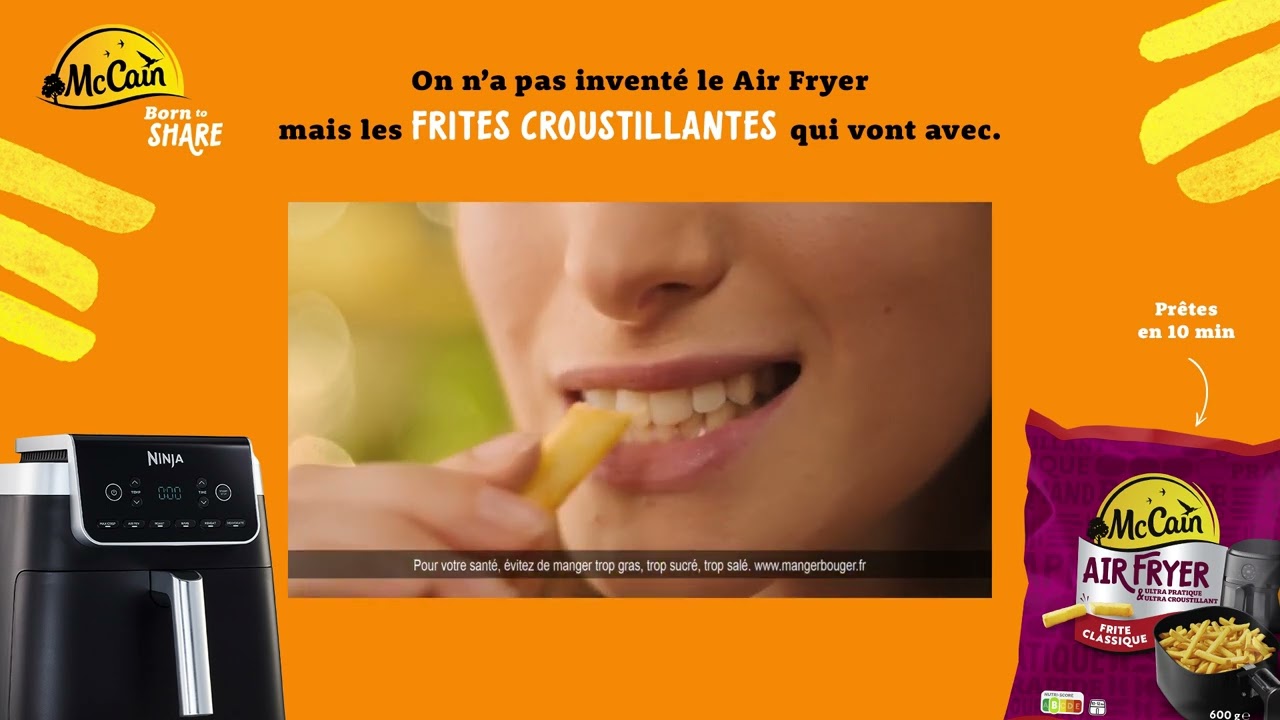 On n'a pas inventé le Air Fryer, mais les frites croustillantes qui vont avec 🍟