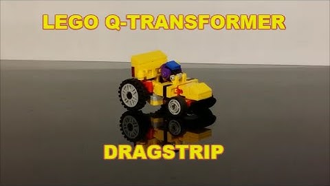 Lego Transformer Dragstrip Q Transformer By BX Brix
