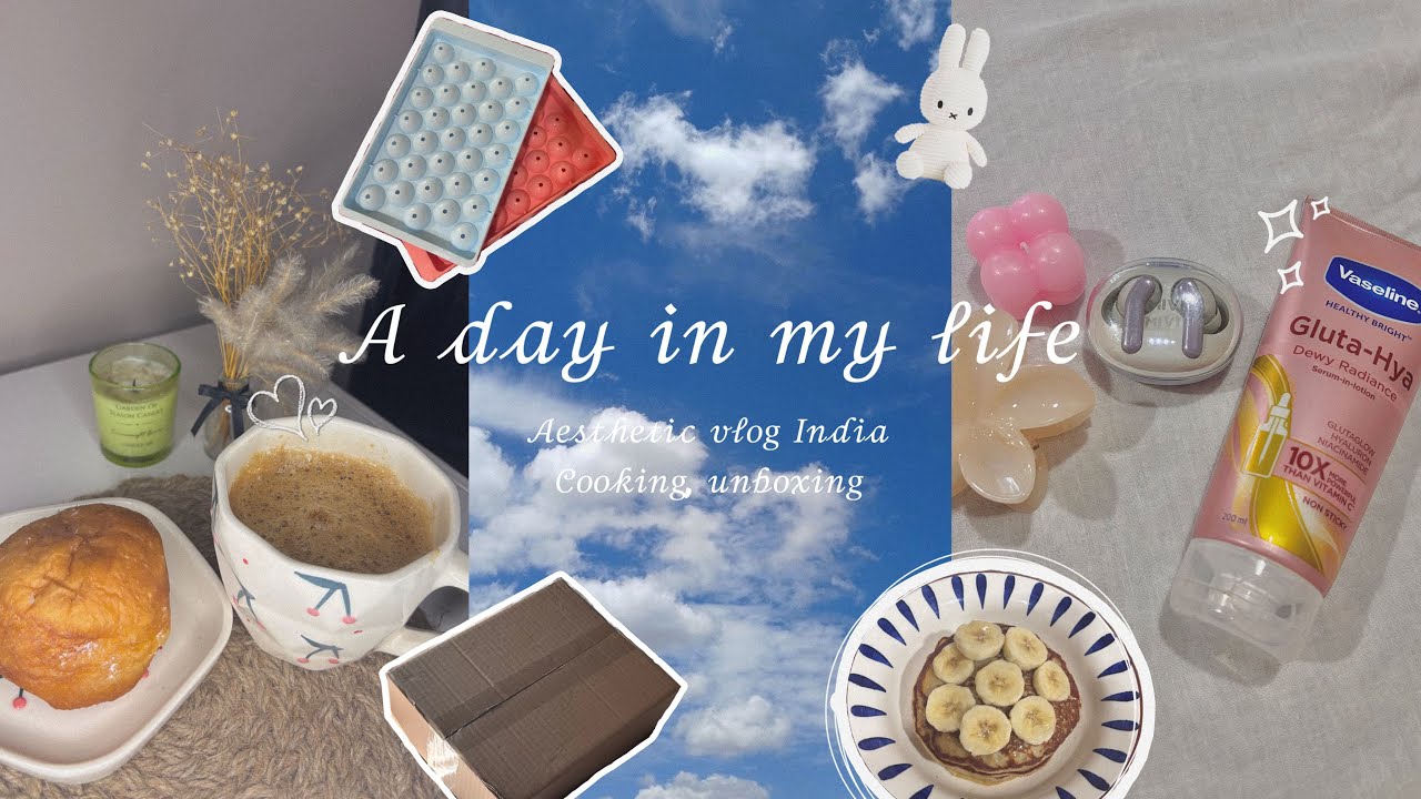 A day in my life✨| Aesthetic vlog🌷🍃| Unboxing parcel📦| Cooking🥞& more 