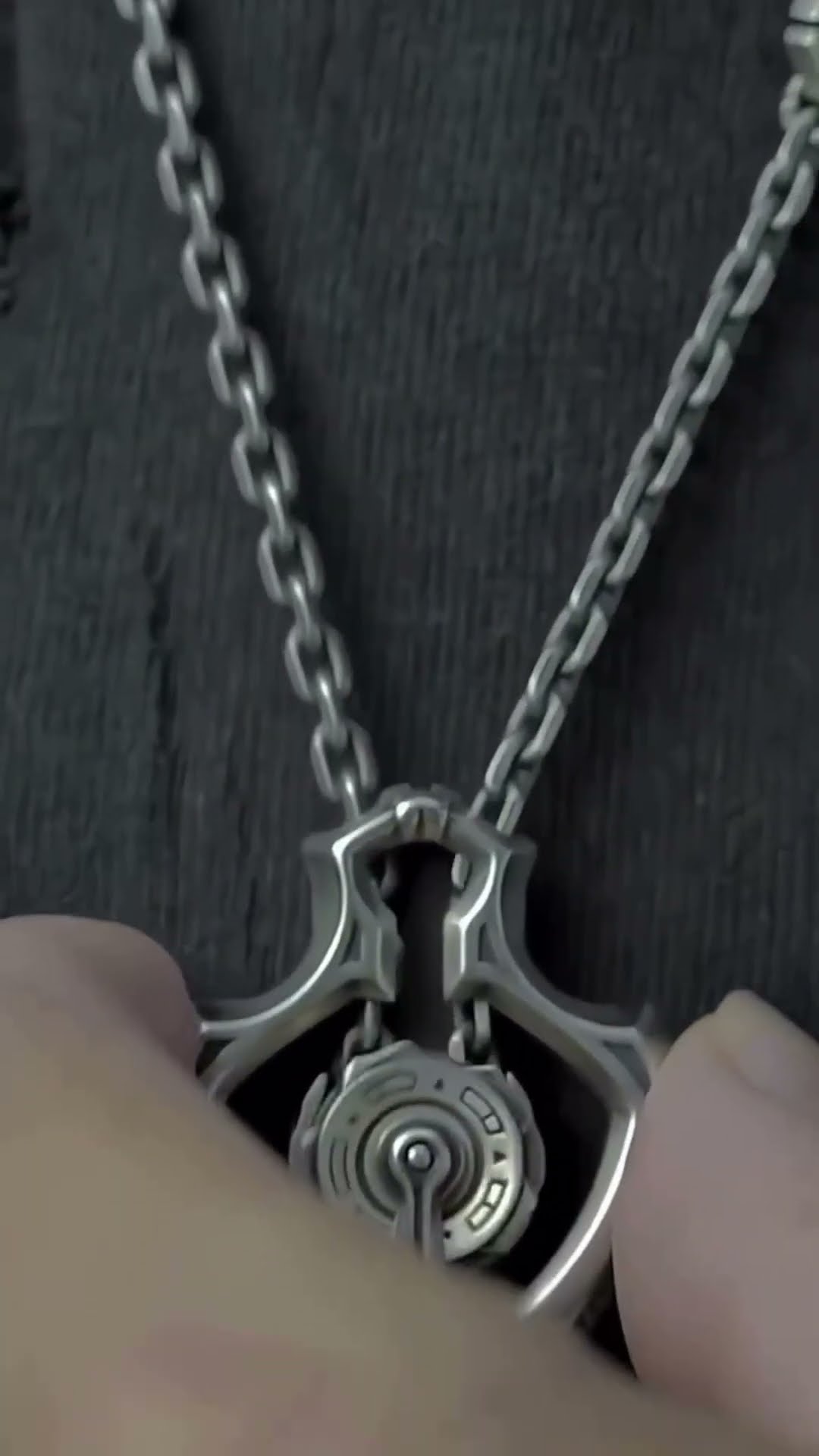 Mechanical Rotating Gear Vintage Necklace ?✅ Product Link in Bio ( # 2050 )