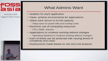 Comparing virtualization and containers - Amit Shah - FOSSASIA Summit 2016