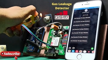 Gas Leakage Detector with SMS Alert Using Arduino and GSM Module
