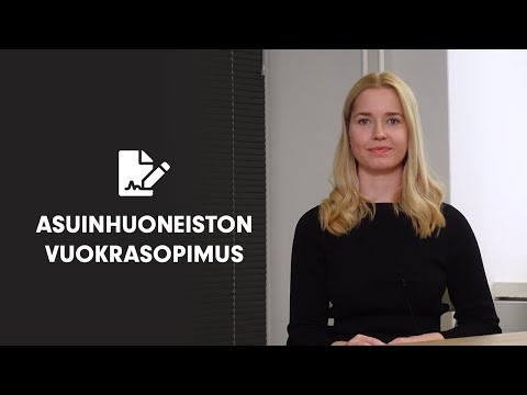 Video: Onko Asunnon Vuokrasopimus Oikeudellisesti Sitova Ilman Sinettiä?