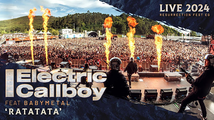 ELECTRIC CALLBOY ft BABYMETAL - RATATATA (Live at Resurrection Fest EG 2024)
