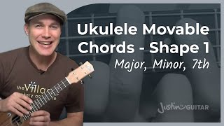 Movable Chords on The Ukulele - Play All Over The Neck! screenshot 4