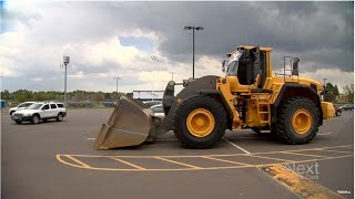 This epic senior prank involved a front-end loader with a school parking pass