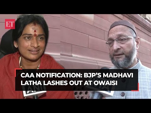 CAA notification: Madhavi Latha slams Owaisi, asks why he didn’t protest against ‘triple talaq’ Episode cover