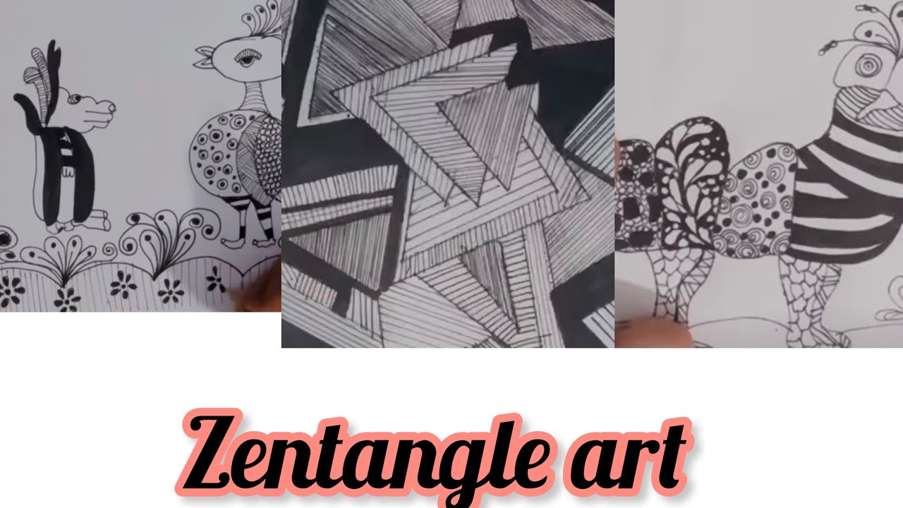 Zentangle and geomagnetic designs #fun#zentangle #geomatric #designs ...