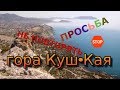 Крым/Поход на гору Куш-Кая (Сокол) без воды, не зная маршрута. Просьба не повторять. +18 (мат).