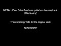 METALLICA - ENTER SANDMAN GUITARLESS BACKING TRACK (eb tuning)