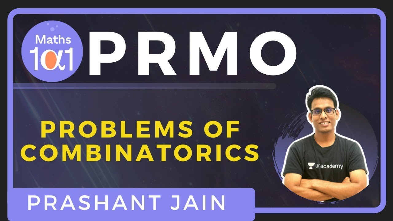 PRMO Problems of Combinatorics | PRMO 2020 Course | Maths 101 | Prashant Jain