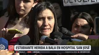 Madre de estudiante de danza herida por Carabineros: 'Estamos cansadas de esa falta de criterio'