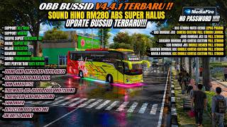 UPDATE BUSSID TERBARU !! OBB BUSSID V4.4.1 TERBARU SOUND HINO RM280 ABS GRAFIK ETS2 HD REALISTIS