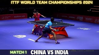 Sun Yingsha vs Ayhika Mukherjee | ITTF World Team Table Tennis Championships Finals Busan 2024
