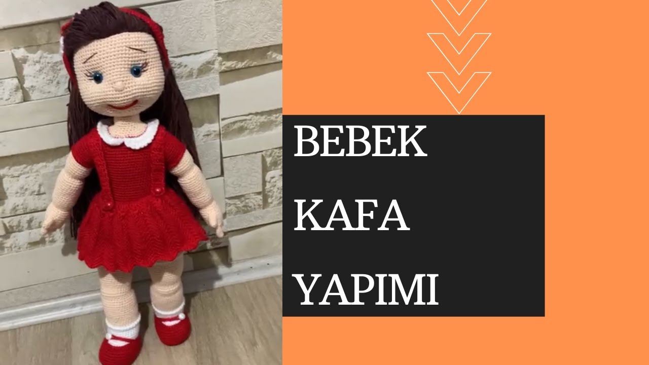 Örgüye yeni başlayanlar bile bu amigurumi bebeği yapabilecek kafa