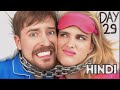 Survive 30 Days Chained To Your Ex Win 250 000 In Hindi Mrbeast In Hindi MrBeast 
