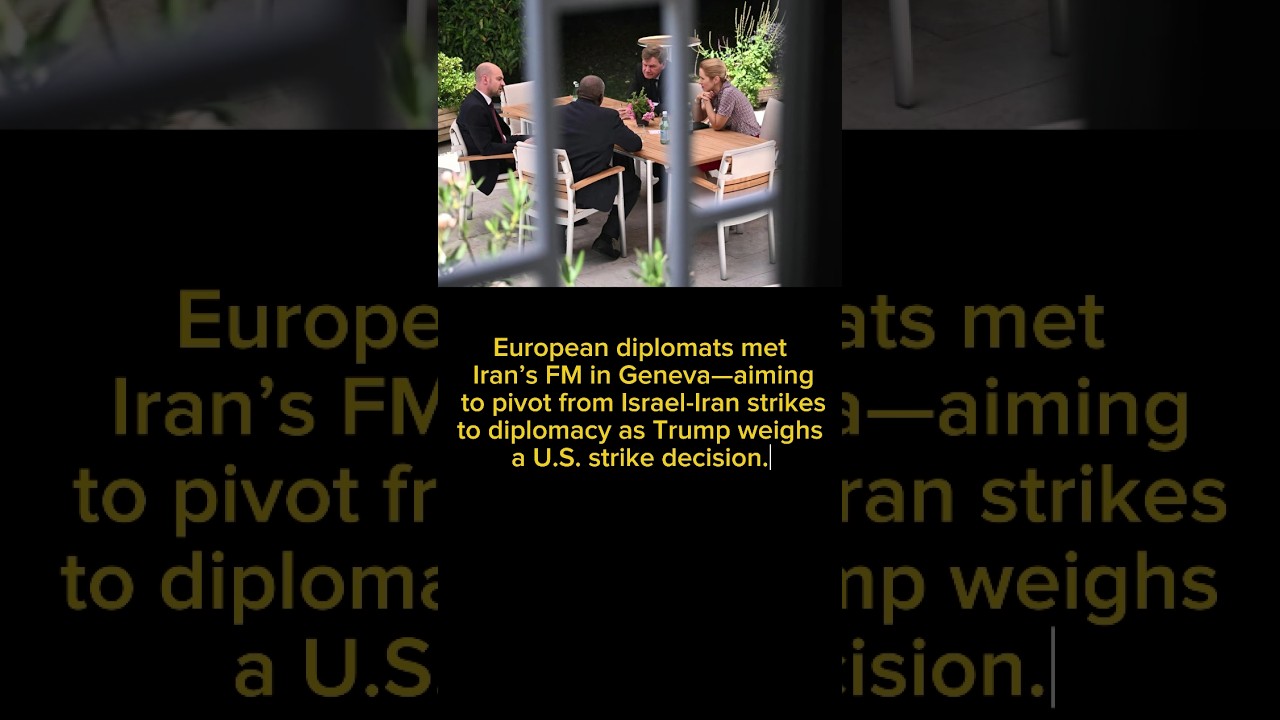 Geneva Talks Spark Hope as Iran Meets Europe Amid Rising Tensions