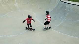 First Time On Skateboard!!