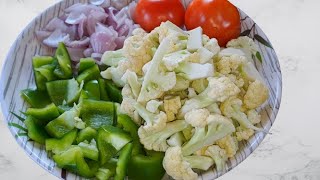 A simple cauliflower and capsicum vegetable with extraordinary taste. Gobhi ki sabji recipe_Cauli... screenshot 1