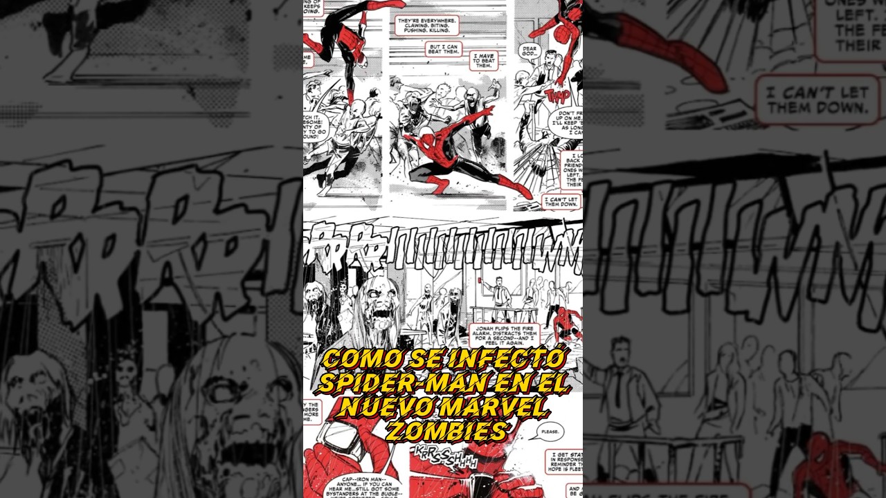 ¿Como se infectó Spider-man en el nuevo Marvel zombies 