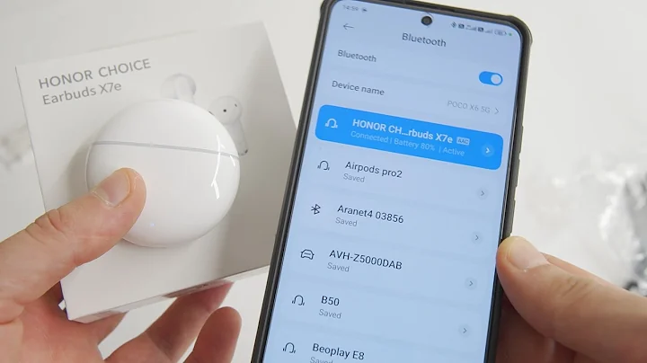 How to Pair Honor Choice earbuds (Connect Bluetooth)