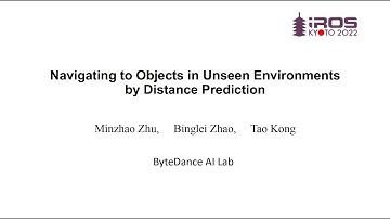 Navigating to Objects in Unseen Environments by Distance Prediction (IROS 2022)