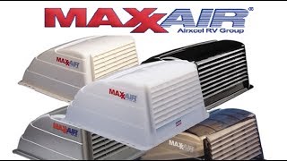 MaxxAir vent cover install DIY for RV's And Motorhomes
