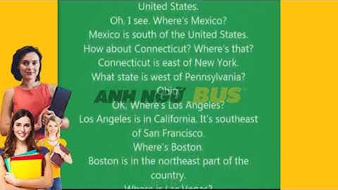 Lesson 38 Geography And Direction |Small Talks | Anh Ngữ BUS