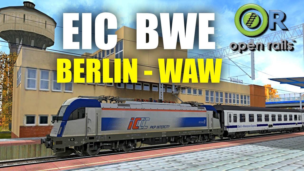 EIC BWE BERLIN WAW CMK EU44 HUSARZ w OPEN RAILS 🇵🇱 🚆 BerlinWarszawaExpress (BWE) YouTube