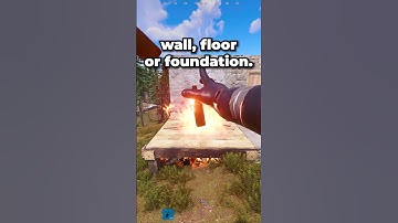 How Many Moltovs it Takes To Raid Each Wooden Item in Rust! 🔥 #rust #rustshorts #rustpc #rustpvp