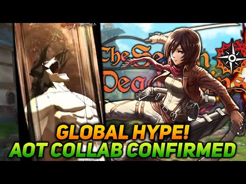 AOT Collab CONFIRMED For GLOBAL! | Seven Deadly Sins Grand Cross