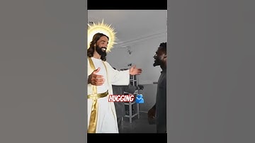 hugging my Jesus #huggingface #motivation #jesus #love #relatable #pixverse