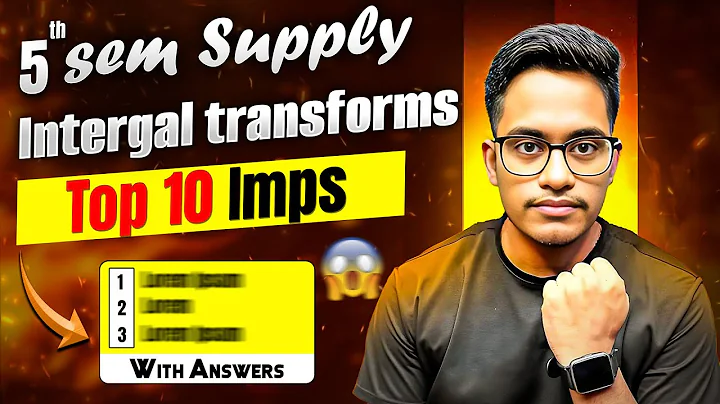 5th sem maths important questions | Integral Transforms imps || 5th sem maths imps