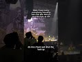 Matty Healy being annoyed by shouting fans and tells them to shut the fuck up. XD