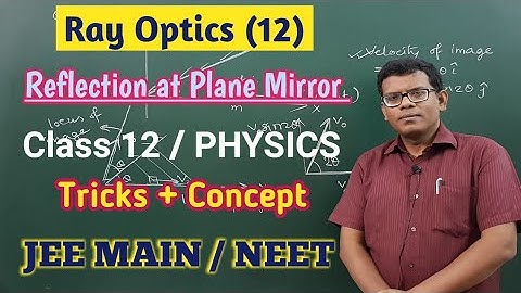 Ray Optics/Reflection at Plane Mirror (12)| Class 12 Board | JEE MAIN/ IIT JEE ADVANCED/ NEET. TRICK