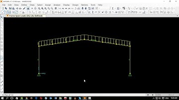 how to design steel structure warehouse with sap2000 v17 part 1