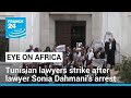 Tunisian lawyers strike following lawyer Sonia Dahmani&#39;s arrest • FRANCE 24 English