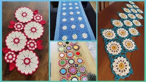 Wondrous And Marvelous Crochet Pattern HandMade Table Decor Table Runners Design Ideas