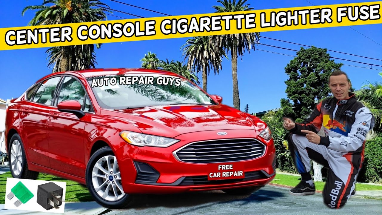 FORD FUSION CENTER CONSOLE CIGARETTE LIGHTER FUSE 2013 2014 2015 2016 2017  2018 2019 2020