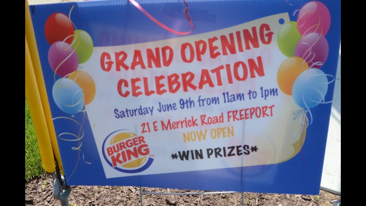 BURGER KING® 23951 Freeport YouTube