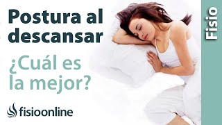 Cuál es la mejor postura para descansar y otros consejos para dormir mejor