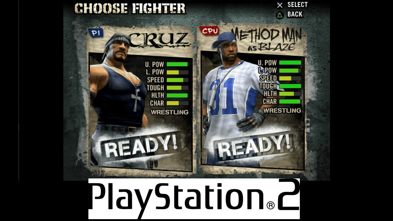 Def Jam: Fight NY - Jogo de luta do Playstation 2 - Cruz x Method Man ...