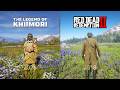 THE LEGEND OF KHIIMORI vs. RED DEAD REDEMPTION 2 – Physics and Details Comparison