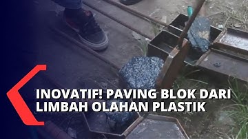 Daur Ulang Sampah Plastik Menjadi Paving Blok untuk Bahan Bangunan