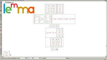 Linear Algebra 16g: Eigenvalues and Eigenvectors Example - A 3x3 Triangular Matrix
