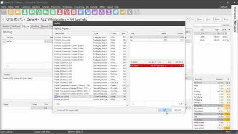 BOSPrint - Print Estimate