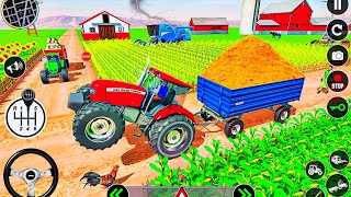 Real Tractor Farming Simulator 2026 - Harvester Tractor Driving - Android Gameplay screenshot 2